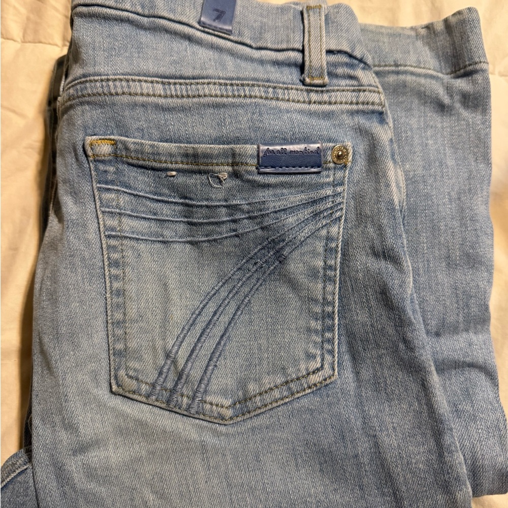 7 For All Mankind Dojo Trouser jeans. Size 26.